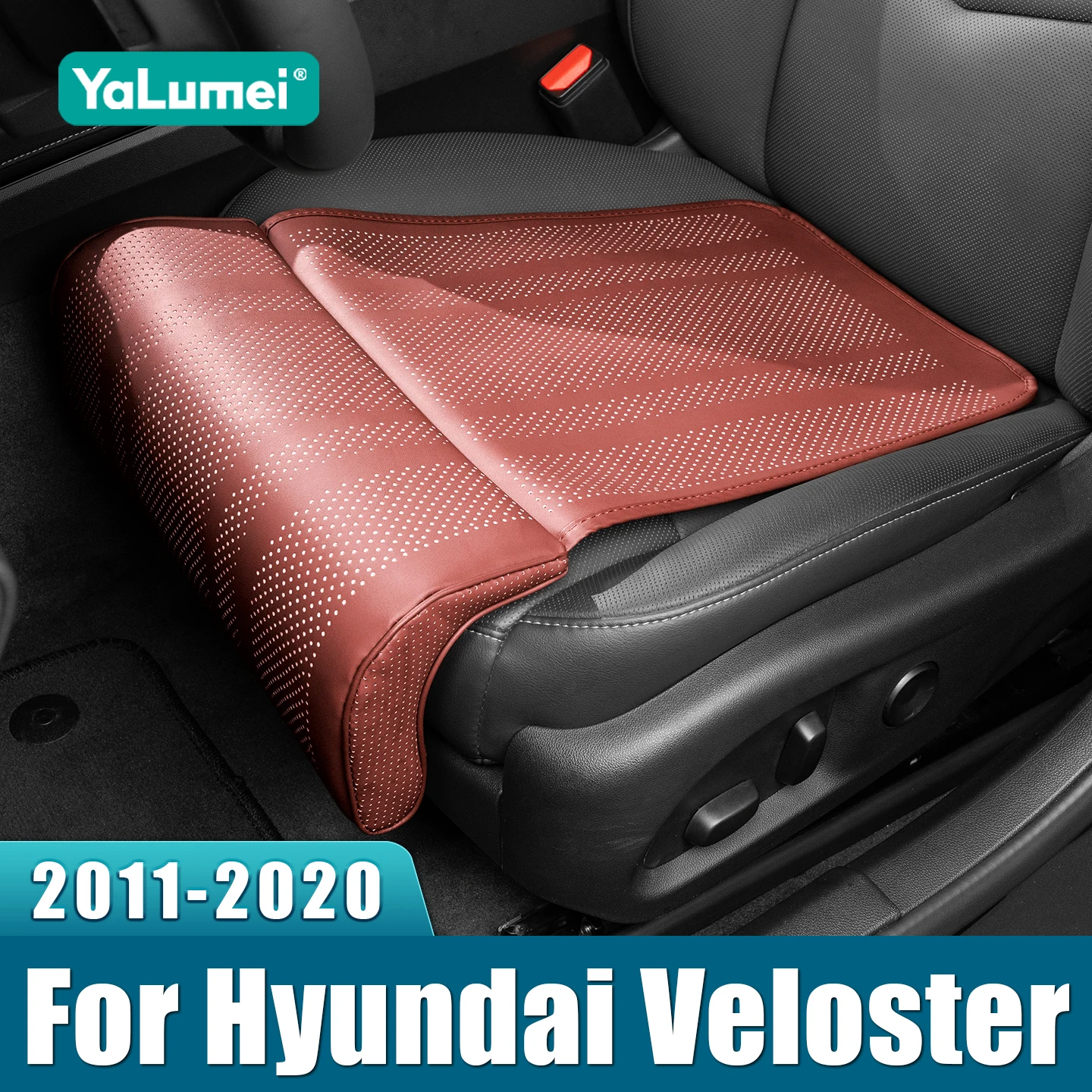 For Hyundai Veloster 2011 2012 2013 2014 2015 2016 2017 2018 2019 2020 Car Seat Leg Support Extension Cushion Mat Pad Cover
