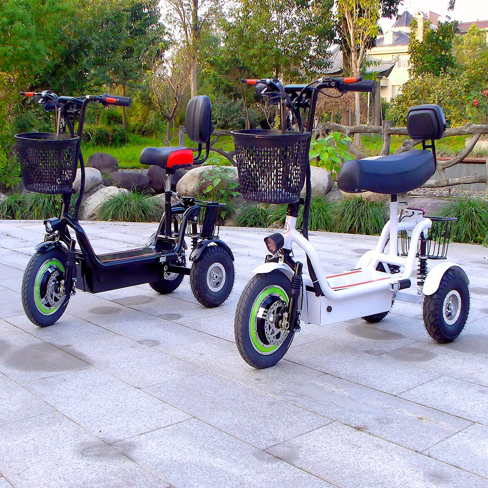 LCD Screen Electric Tricycle Adult Home Leisure The Elderly Scooter Small Three-wheeled Battery Car Factory