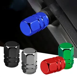 2/4Pcs/Set Universal Aluminum Alloy Car Tire Valve Caps Cover Airdust Waterproof For Car Truck Bike Fashion Accessories