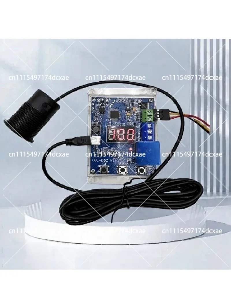 Ultrasonic Reversing Radar Sensor Module with Display, Relay Output, Adjustable Distance, Waterproof Probe
