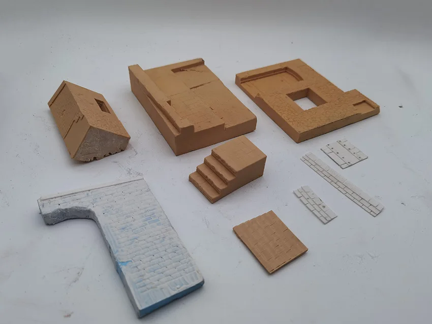 1/35 length10cm width7.5cm height 12.5cm Scene accessories Resin figure Model kits Miniature soldier Unassembled Unpainted