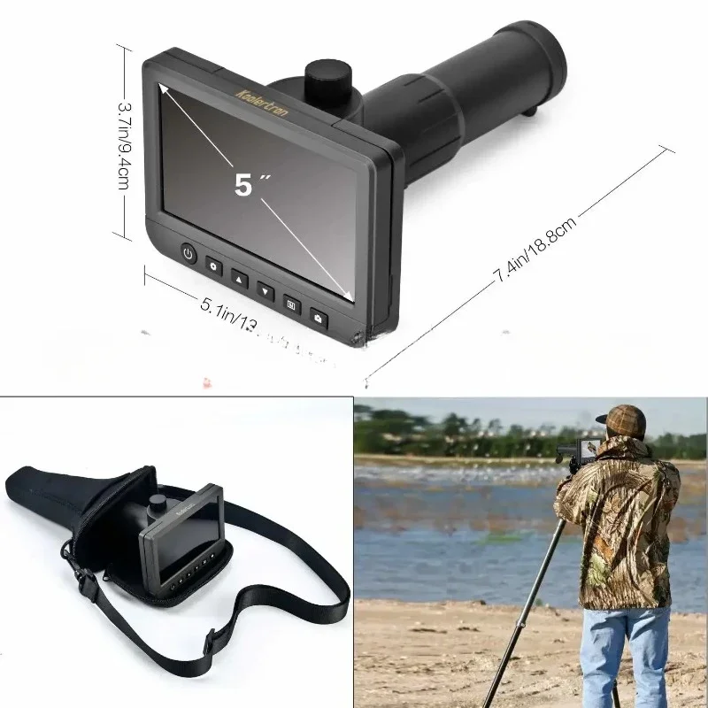 5.0 Inch LCD Digital Monoculars Binoculars Camera 50x 1080P Video Photo Recorder Portable Digital Camera Telescope for Watching