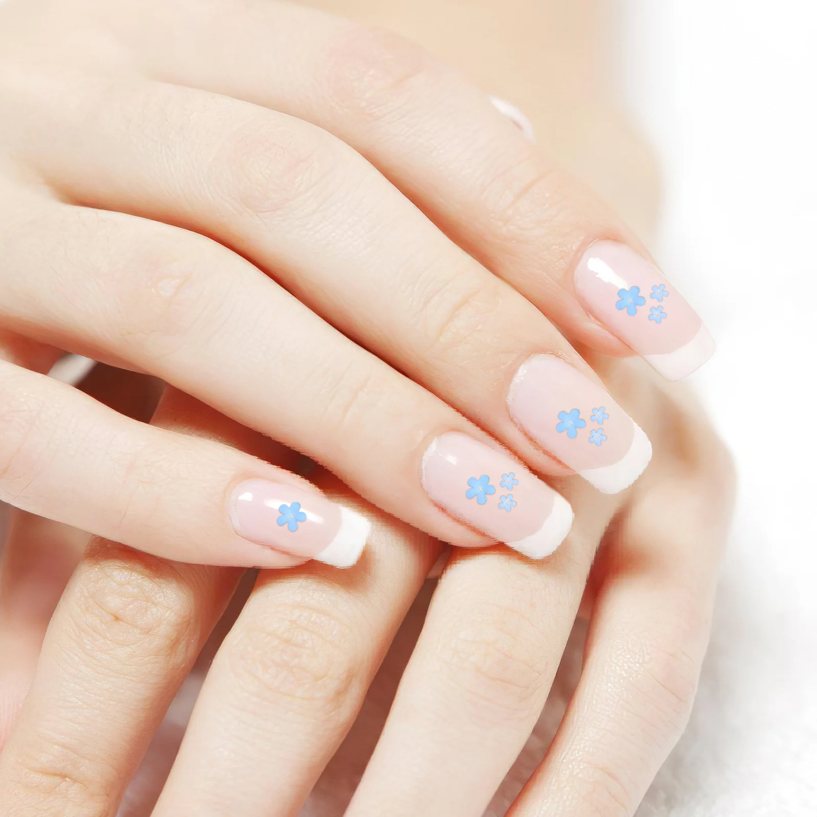 3D Flower Nail Charms Mixed Sizes Colorful Resin Artificial Pearls DIY Manicure Art Decorations Flower Nail Art