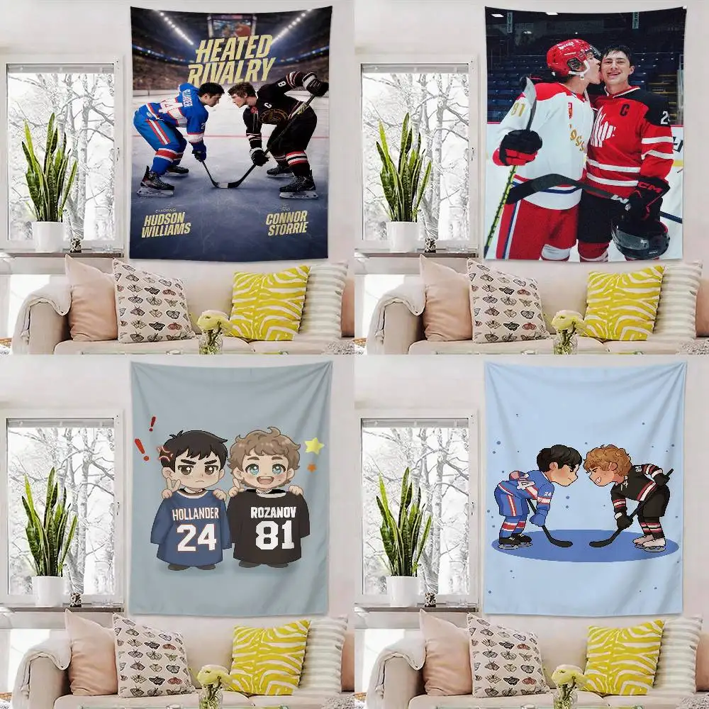 TV H-heated Rivalry hot Flag Outdoor Decorations for Bedrooms Home Decor Items Decoration Banners