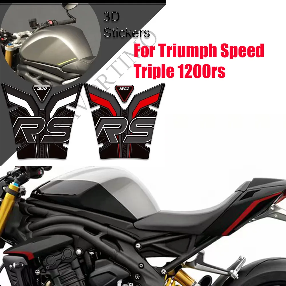 For Triumph Speed Triple 1200RS Fuel Tank Pad Sticker Motorcycle Tank Protector Decals Waterproof Moto Accessories