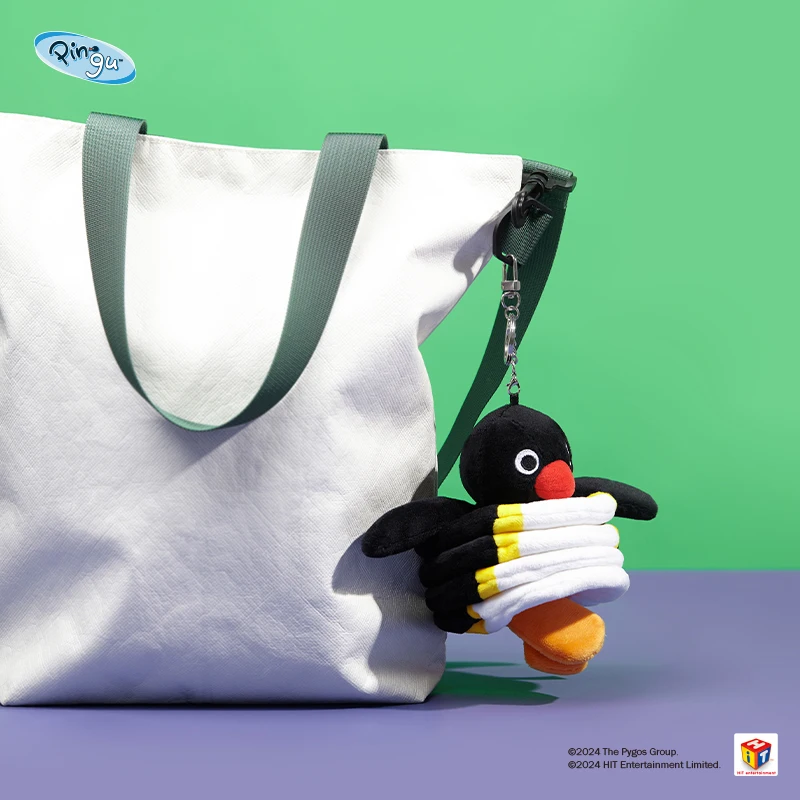 ピングー ペンダント人形素敵なペンギンぬいぐるみキーホルダーかわいいペンギンクリエイティブ動物人形キーホルダー絶妙なバックパック装飾ギフト