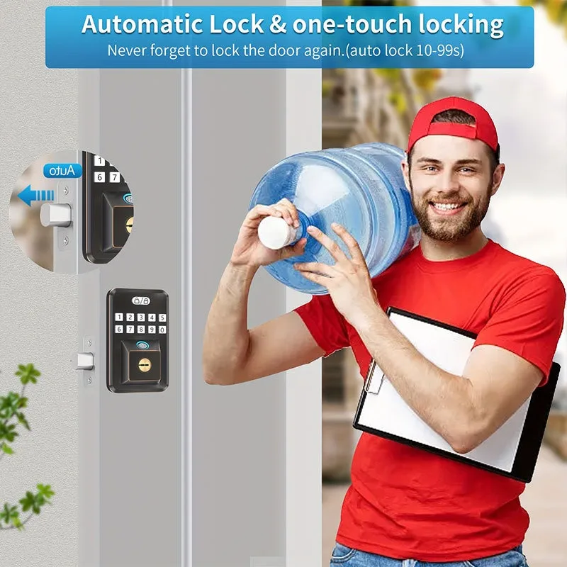 Electronic Fingerprint Door Lock Password Lock - Home Security Access Control System