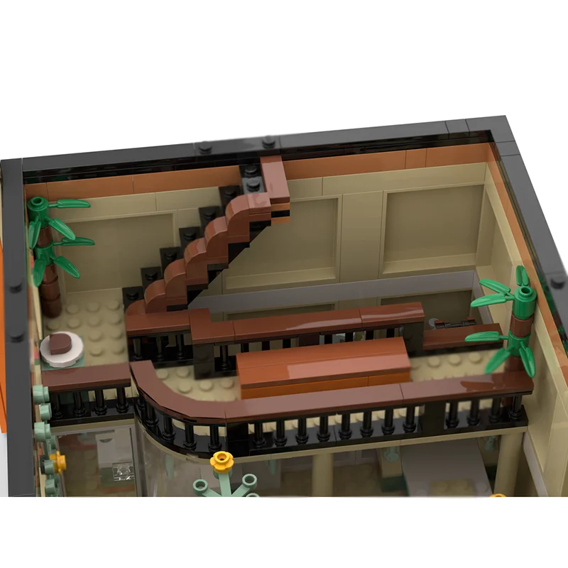 وحدات بناء المدينة Moc قوالب بناء وحدات هالة هالة برج-تكنولوجيا الحياة البرية كتل عيد الميلاد لتقوم بها بنفسك لعبة هدية البناء #6