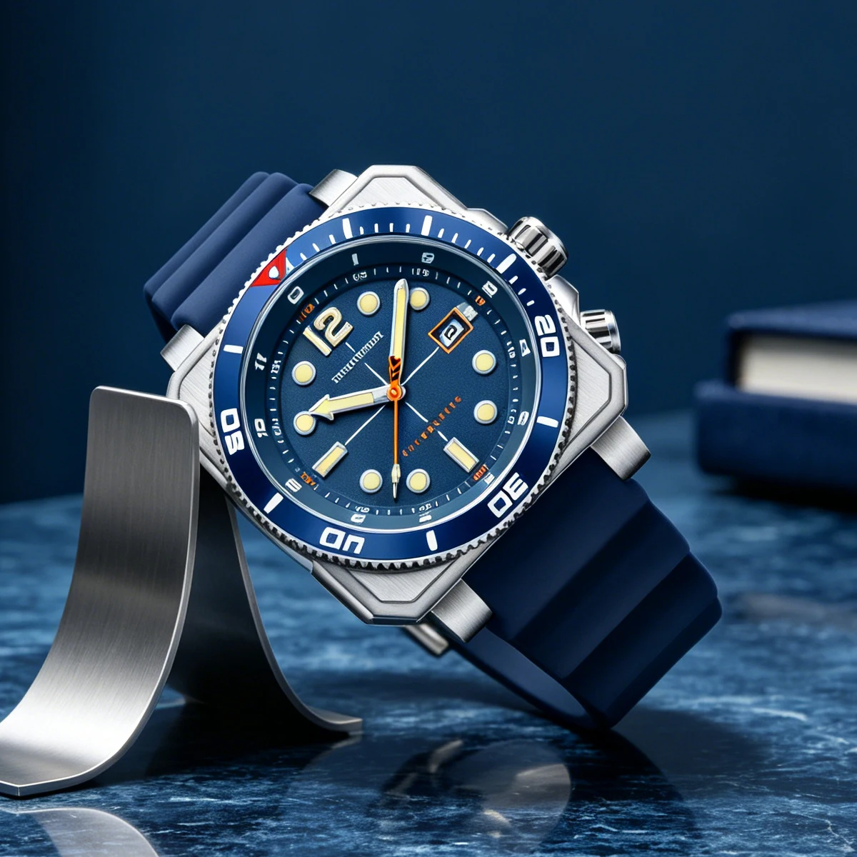 FeelNever 8215 Movement Automatic Dive Watch for Men Super Luminous 316 Steel Wristwatch Sapphire Sports Mechanical Male Watches