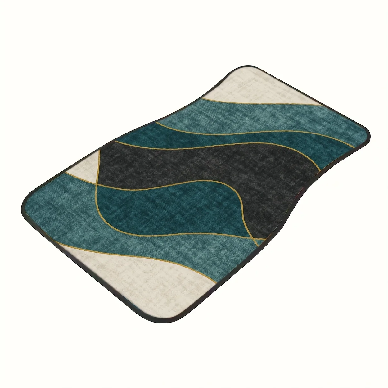 Four Universal Car Floor Mats, a Complete Set of Front And Rear Mats, Interior Carpet Additions, Stylish And Easy to Clean, Easy