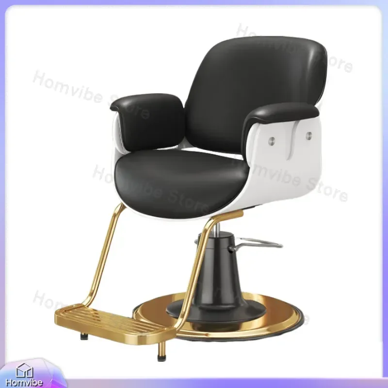 for Cross-border Wholesale Barber Chair Salon Studio Light Luxury Beauty Salon Chair Manufacturer Wholesale Perm and Dyeing