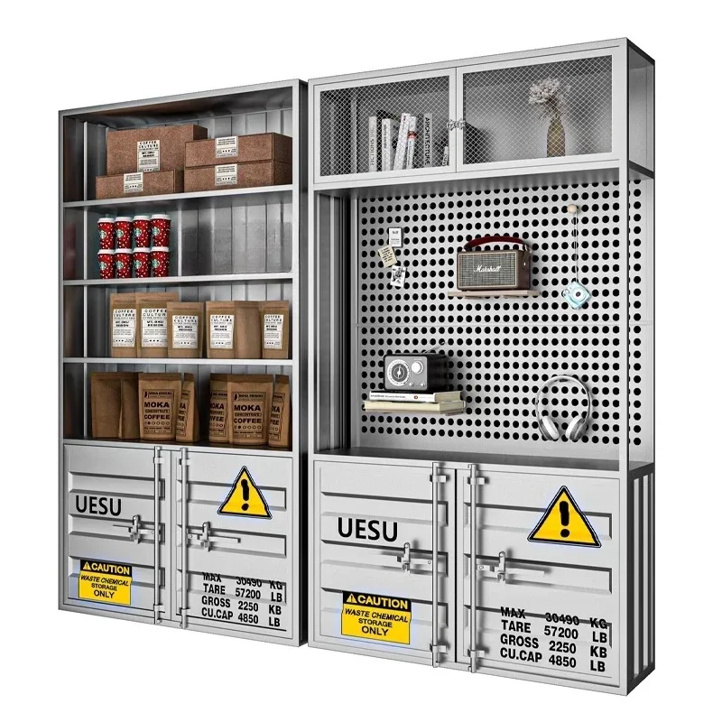 Container, trendy store storage sample display rack