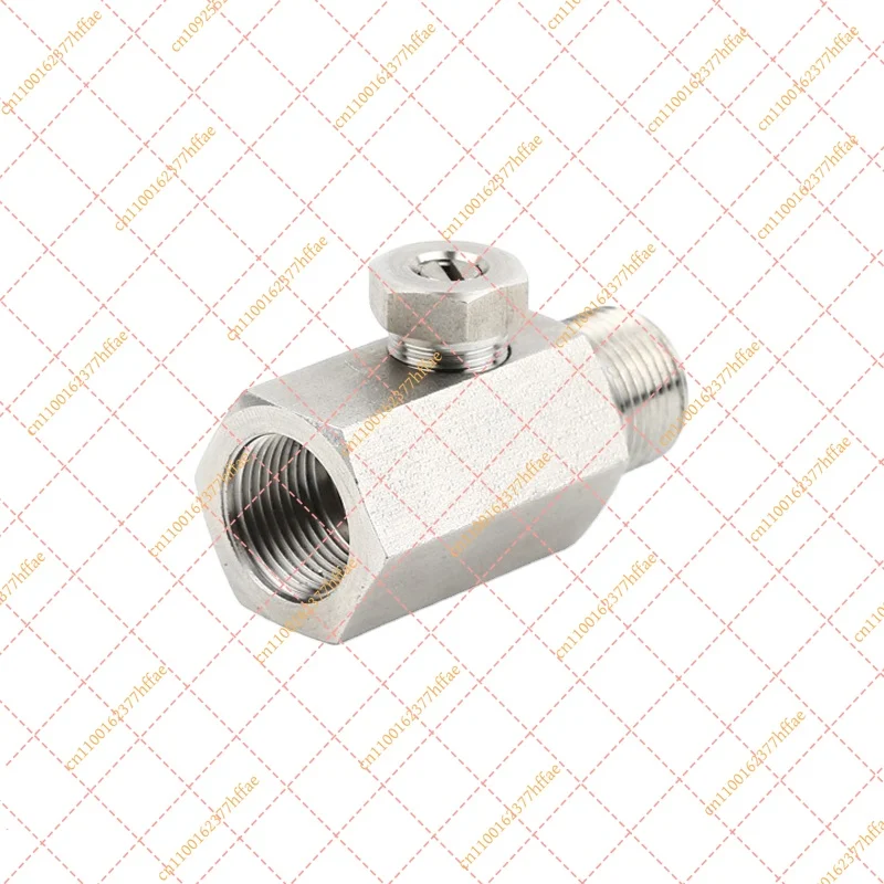 40MPa Adjustable Stainless Steel Pressure Gauge Snubber, SS Instrument Damper with 1/4'', 1/2'' & M20x1.5 Threads