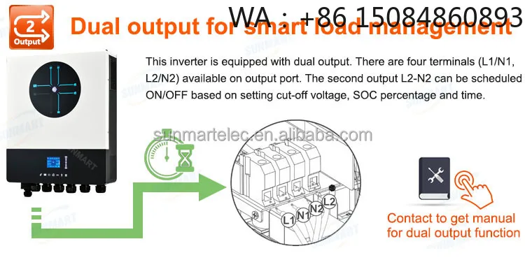 

8KW Single Phase Grid-Tied Solar Inverter, Solar Accessories, High Stability MPPT Design, Residential Solar Power Accessory