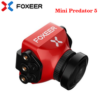 FOXEER Mini Predator 5 FPV Camera 4.5V-20V 0.01Lux 16:9/ 4:3 PAL/NTSC Switchable Super WDR OSD 4ms Latency for RC Racing Drone