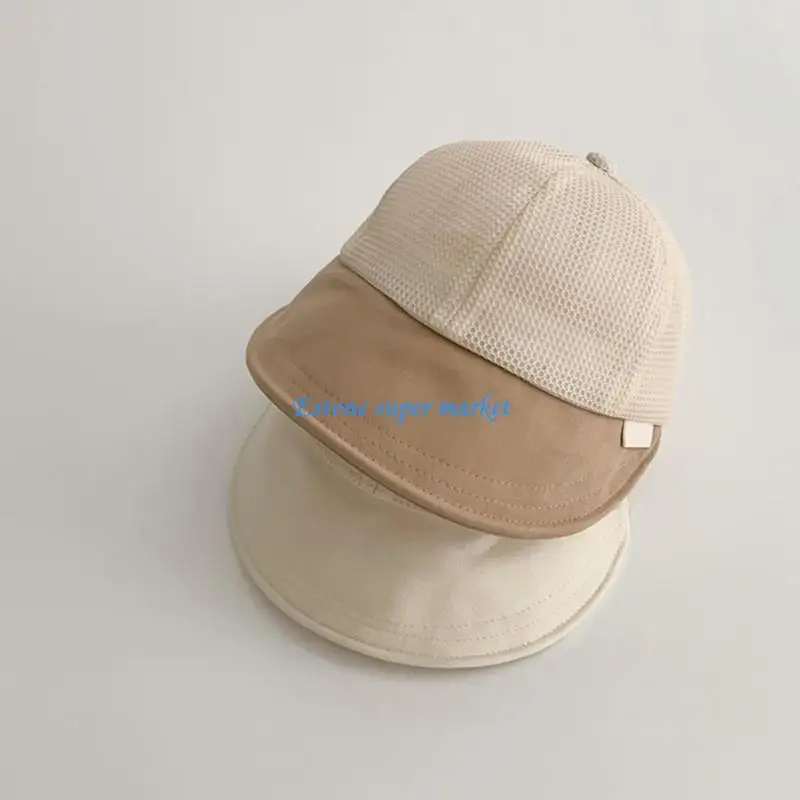 090B Leichter Panama-Sonnenhut für Kinder, Jungen und Mädchen, Sommer-Baseballmütze Freien