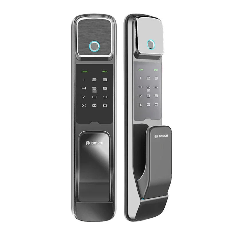 push and pull handle high sensitive touch  key automatic smart door lock for gate door