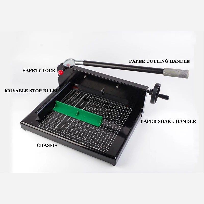 SG-298 A4 Manual Paper Cutter Thick Layer Paper Cutter Heavy Duty Book Cutter Photo Album Recipe Menu Paper Cutter