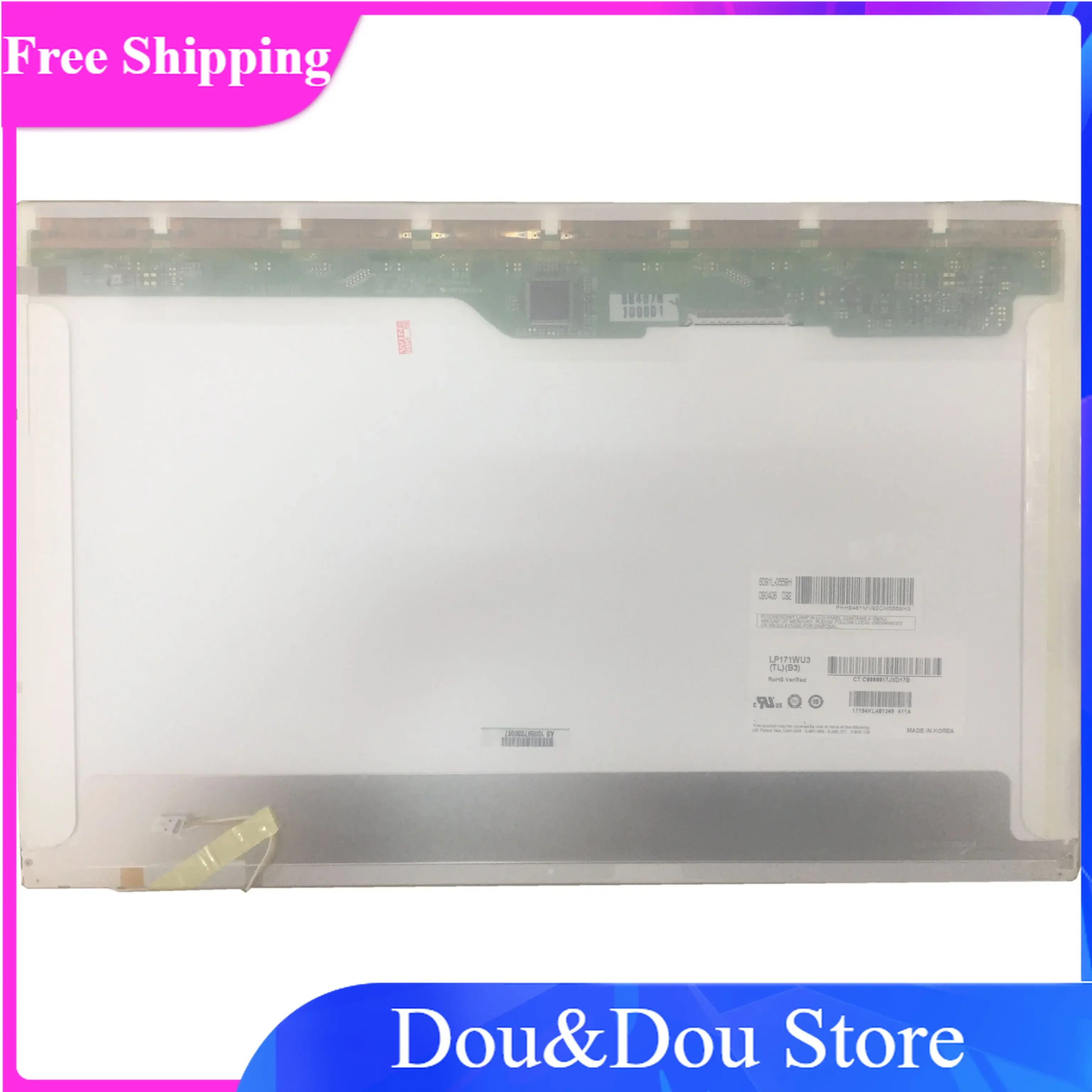 

LP171WU3 TLB3 TLA1 TLA3 fit B170UW011 LP171WU1 CCFL 1920*1200 30 Pin LCD Display SCREEN Panel LED