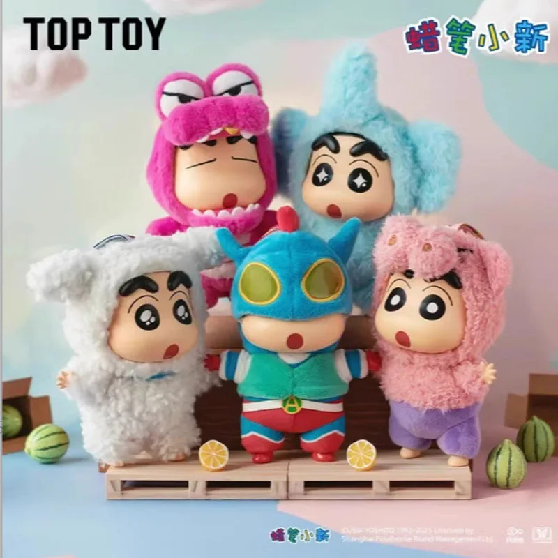 

Toptoy CrayonShin-Chan слепая коробка костюм для вечеринки серии виниловая кукла аниме фигурка Mystery Box Kawaii Коллекционная модель ToyGift