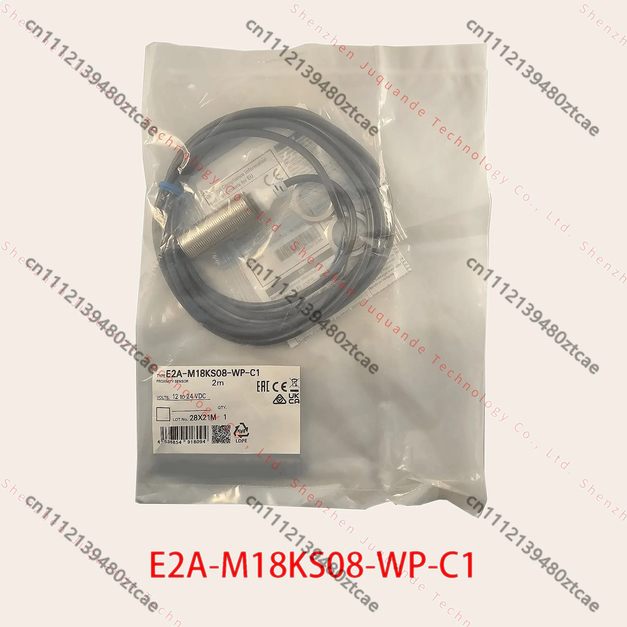 E2A-M18KS08-WP-B1 440E-L22BNSM Inductive Proximity Sensor Switch NPN PNP NO NC 3-Wire DC 6-36V 8mm Detection