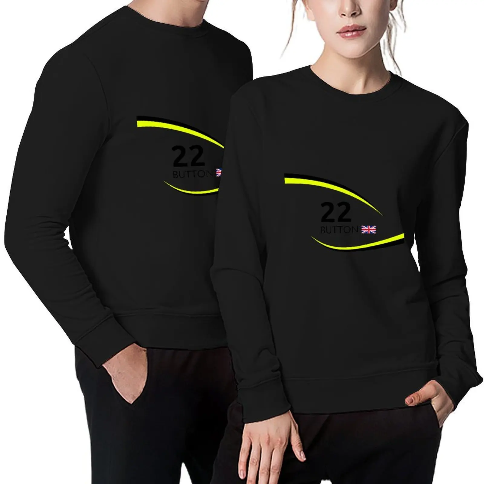 

F1 Legends - Jenson Button [Brawn] Pullover korean clothes men wear aesthetic clothing men's clothing new in sweatshirts