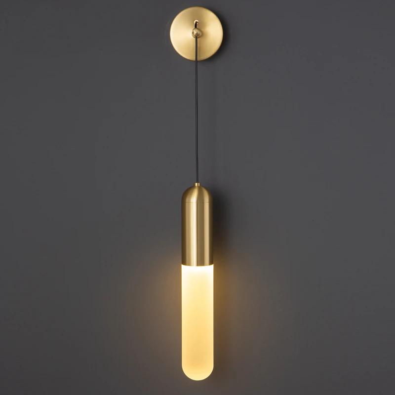 Contemporary Copper Wall Lamp for Dining Room - Black & Copper, Perfect Ambiance Lighting