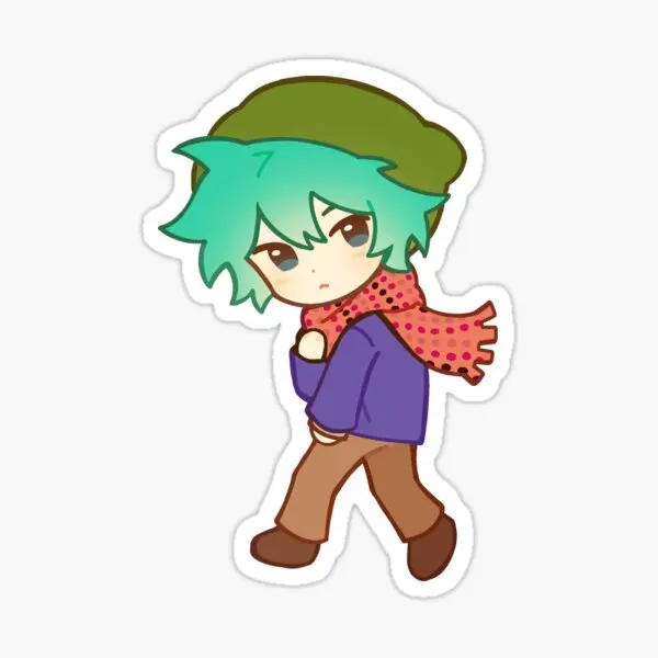 Shin Tsukimi Sou Hiyori 5PCS Stickers for Decor Decorations Wall Kid Car Home Living Room Bumper Background Window Art