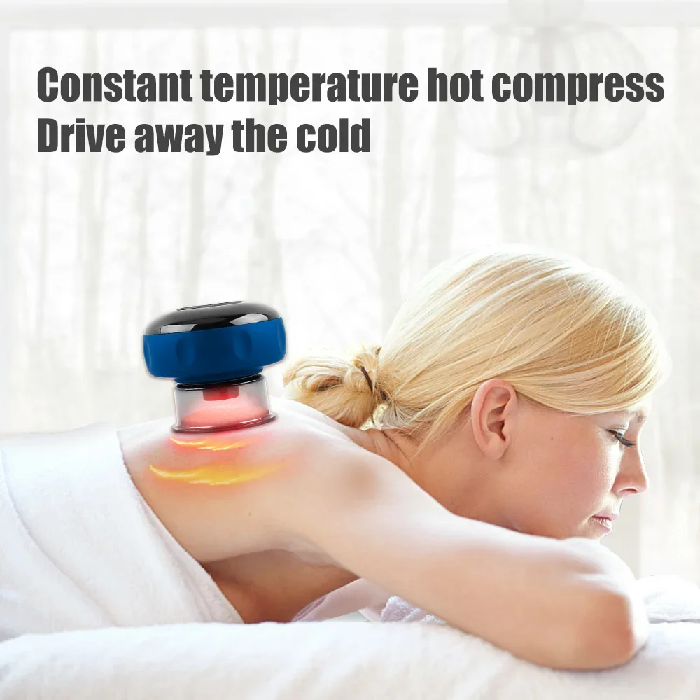 USB قابلة لإعادة الشحن فراغ الحجامة التدليك ، مكافحة السيلوليت ، العلاج المغناطيسي ، غواشا كشط ، الموقد الدهون ، التخسيس ، الجسم #3