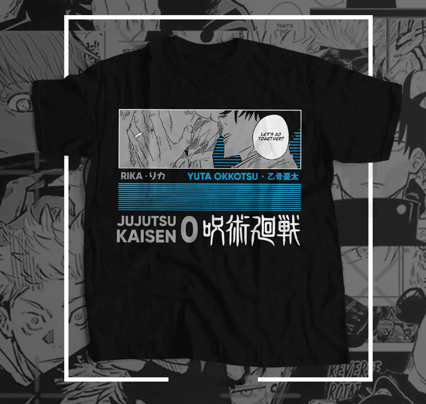 Kinder/Männer/Frauen japanische Manga Jujutsu Kaisen Paprika Yuta Okkotsu Orimoto T-Shirt