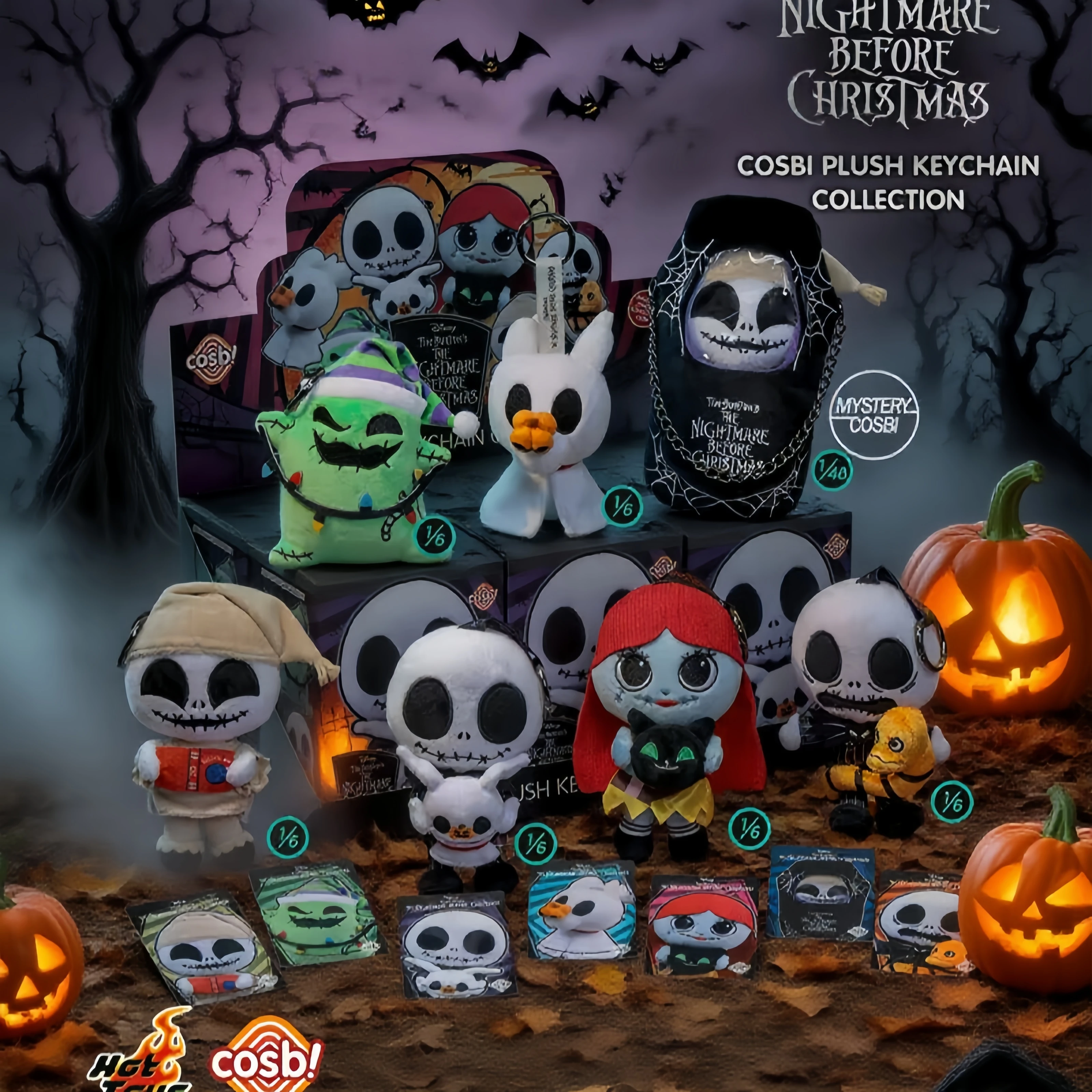 

【 Pre Sale 】 New Official Genuine Hot Toys Christmas Eve Horror Series Cosbi Pendant Blind Box Fashion Trend Pendant Bag Hanging