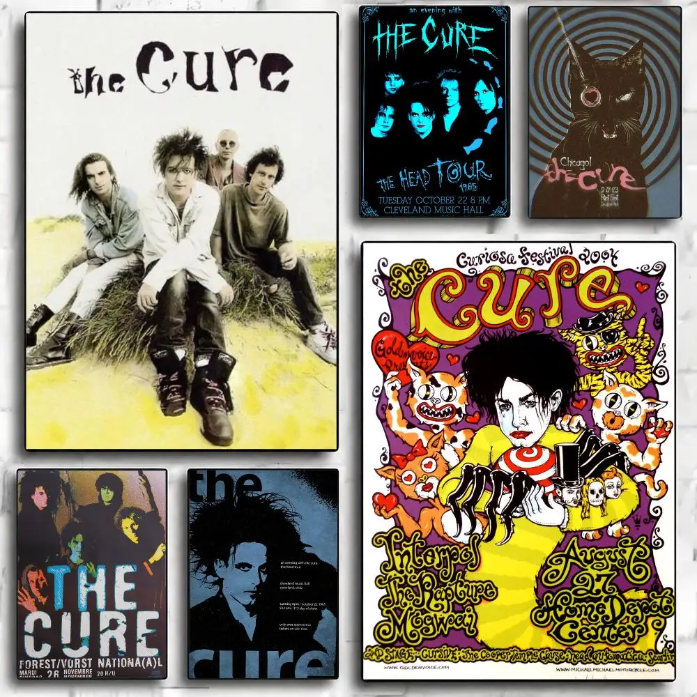 band T-The Cure-E Painting Calligraphy Nature Inspired Artwork for Living Room  Home Decoration