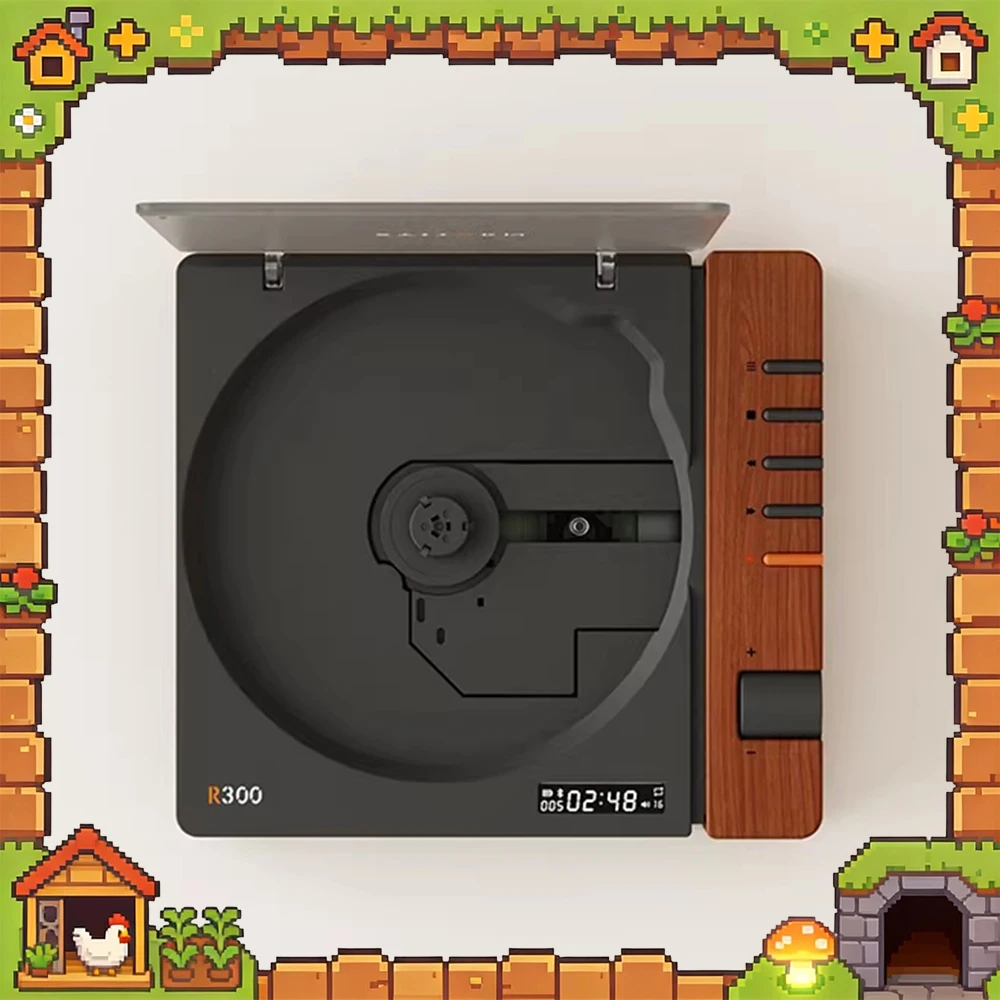 

CD-плеер SYITREN R300 с поддержкой аудиовхода 3,5 мм, воспроизведением CD/CD-R/CD-RW, MP3/WAV и интерфейсом TYPE-C, обеспечивающий качество звука без потерь.