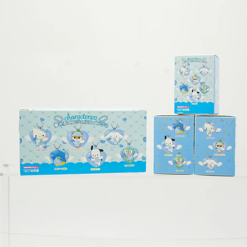 

Sanrio Dreaming Angel Swing Hello Kitty Cinnamoroll Pochacco кулон Mystery слепая коробка подарки игрушка модель аниме фигурка коллекционировать