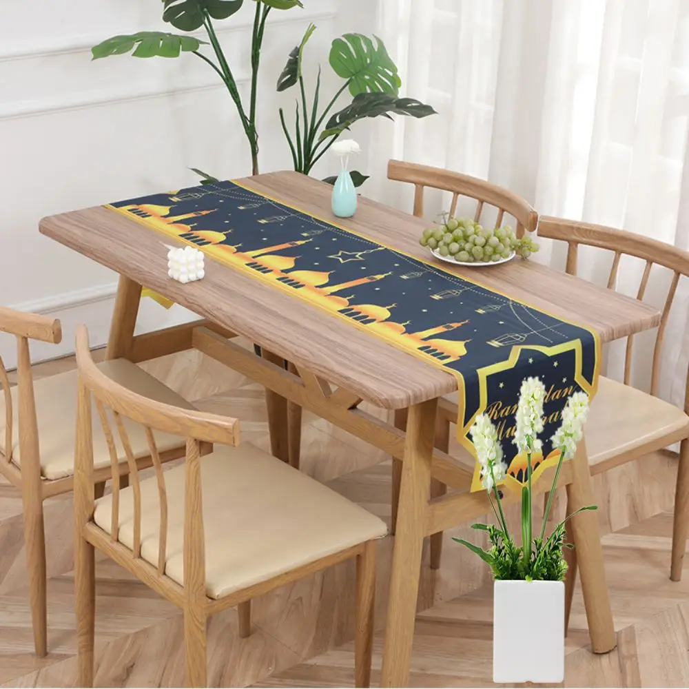 Lent Party to Produce Family Gathering Table Flag, Festive Scene Layout, Polyester Cloth, Festive Decoration, New