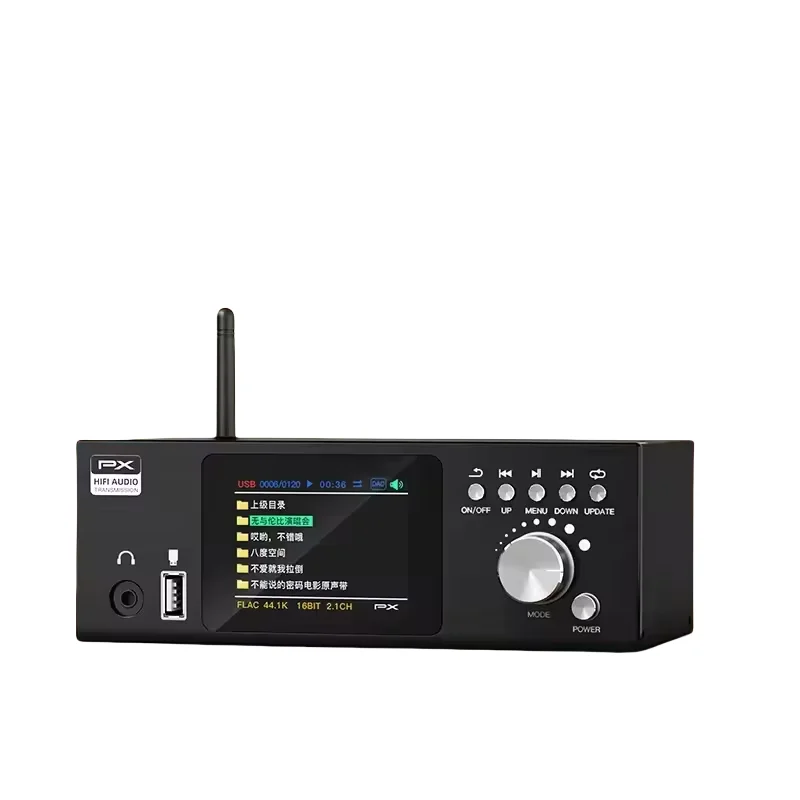 

Flagship HIFI Digital Music Player ES9038Q2M DAC DSD512 Lossless Decoding Audio Decoder QCC5125 Bt 5.1 AMANERO USB