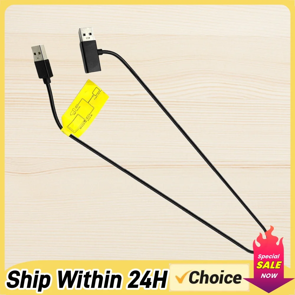 12V AI Box Power Cable Restart Wireless CarPlay Android Auto Two-Point Line Power Supply Cable Car Adapter Cord