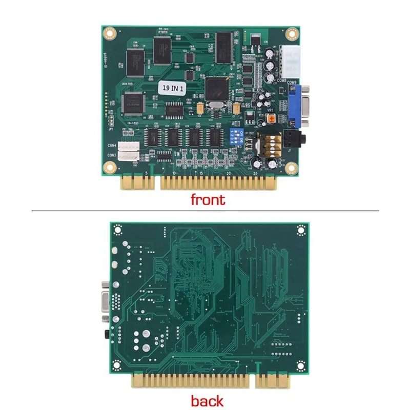 19-in-1 Arcade CLASSIC Game PCB บอร์ดเอาท์พุต VGA ใช้สำหรับอะไหล่เมนบอร์ด Arcade