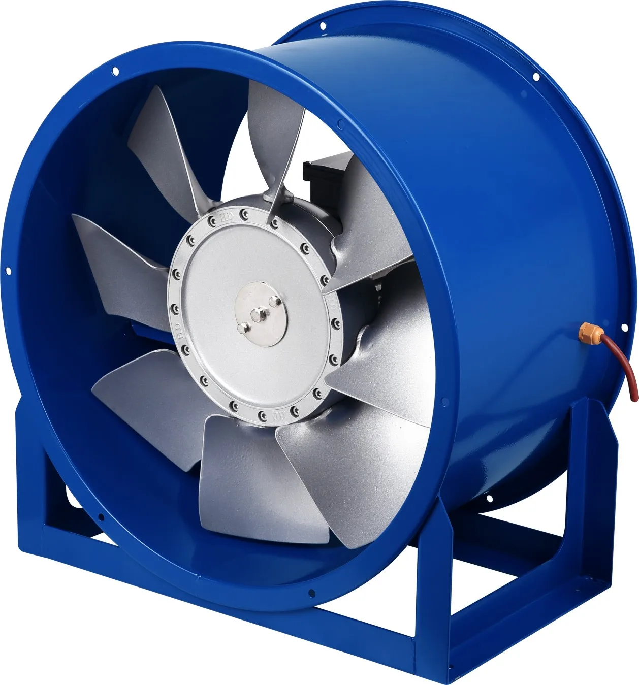 Industrial High-Temperature High-Humidity Resistance Axial Flow Fan Class H Aluminum Blade for Wood Drying Huabandry - view 4