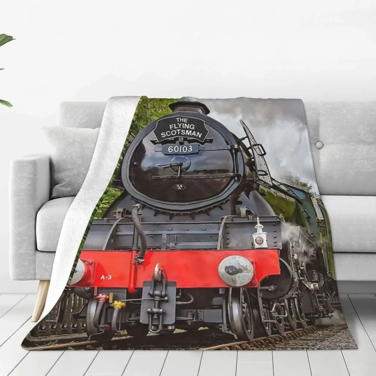 The Flying Scotsman 60103 Blanket Flannel Warm Sofa Throw Blankets For Couch Bedding Outdoor Throws Bedspread Quilt