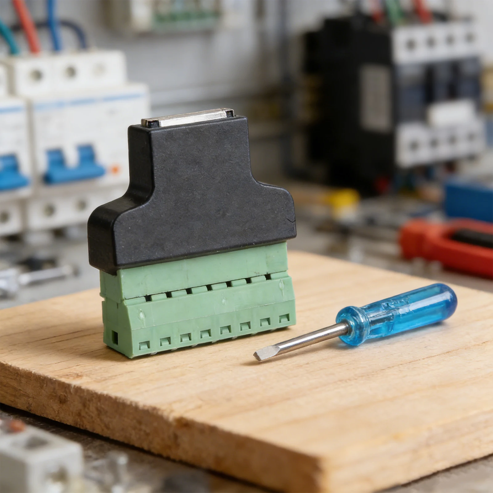 35*37*17mm 8 Pin Connector 8 Pin Screw Terminal Adapter Modular Adapter EIA TIA 568B Compliant Lightweight Construction