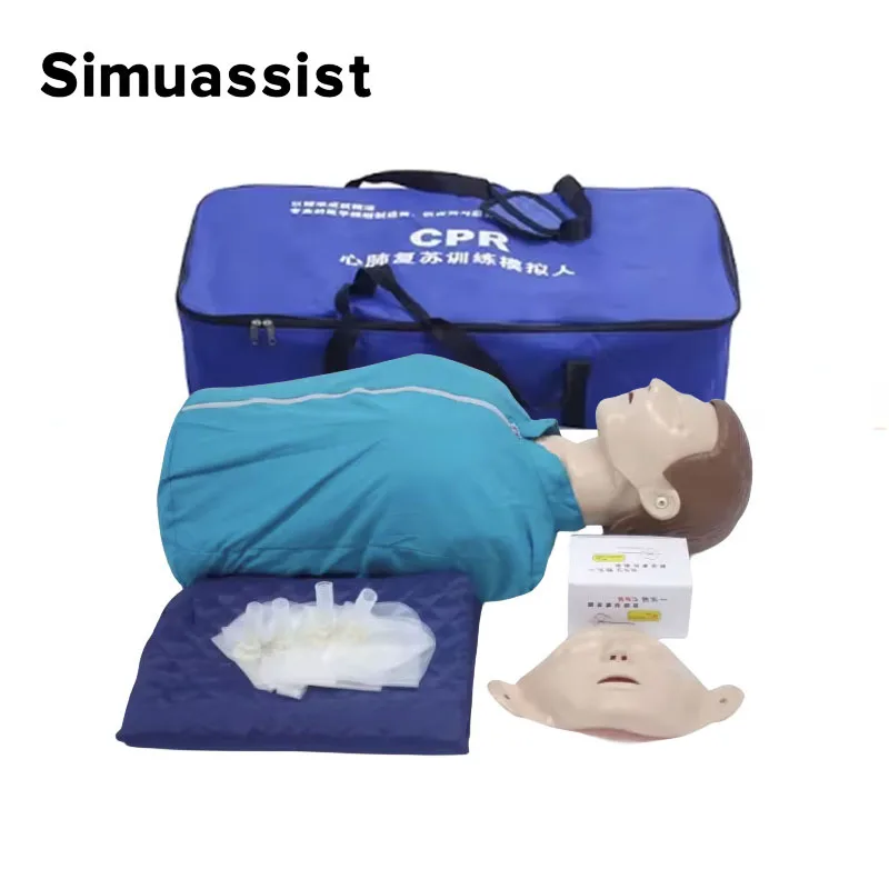 Half Body Adult CPR Training Manikin Professional Nursing Training Mannequin Teaching Model First Aid Training Dummy