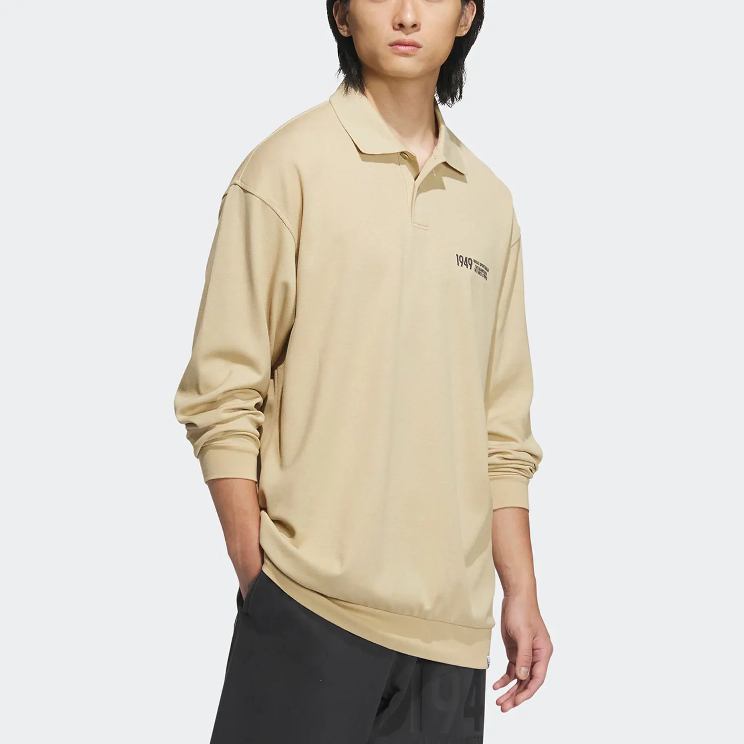 

Adidas Spring New Men's Sporty Collared Polo Shirt IK3508