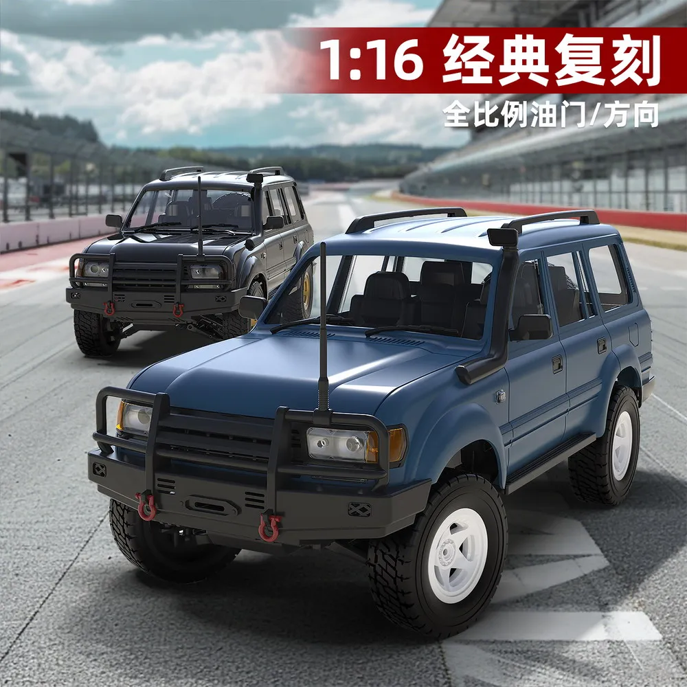 WPL D54 Off Road Climbing Truck 1:16 Full Proportional 2.4G Remote Control 4WD LC80 Land Cruiser Simulation Toy For Kids