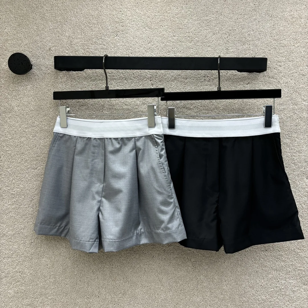 2024 high quality straight suit shorts temperament commuter British style simple hot pants