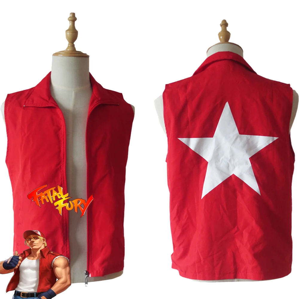 KOF King of Fighters Fatal Fury Terry Bogard Jacket Vest Game