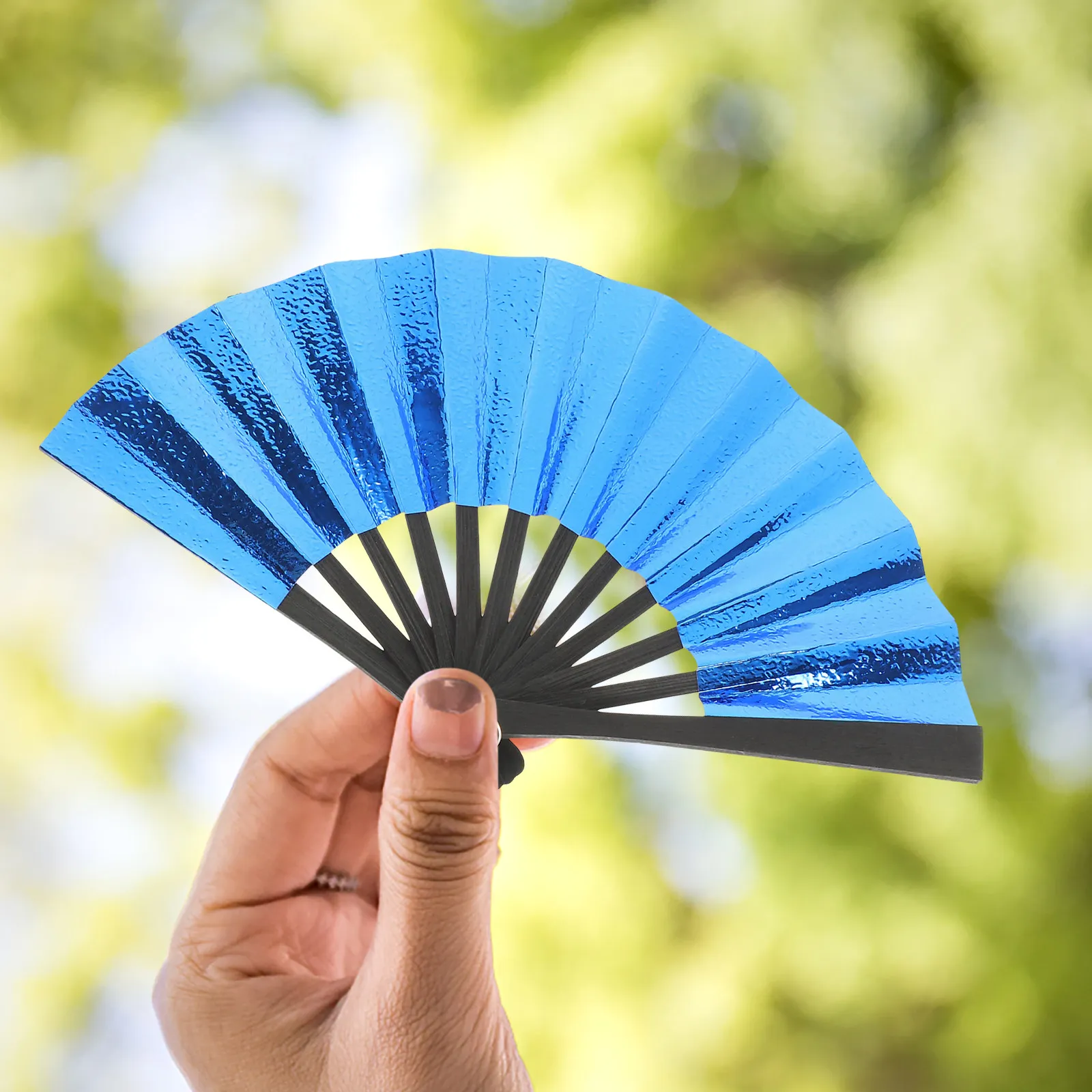 

Mini Folding Fan Paper Handheld Decor for Miniature Scene Party Decoration Photography Prop DIY Bamboo Craft Simple Elegant