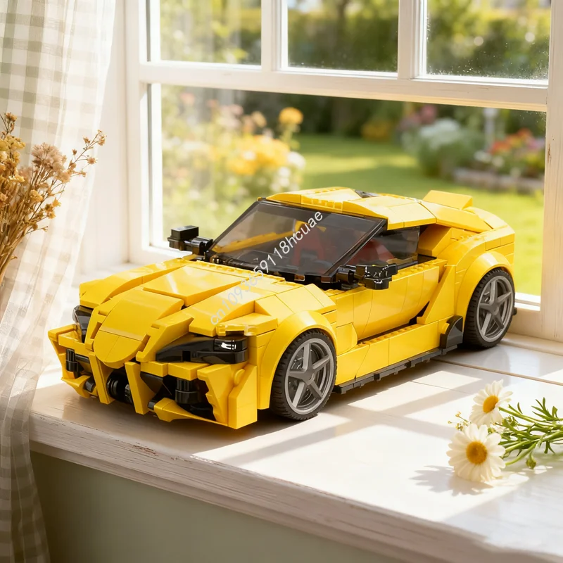 

369pcs MOC Toyota GR Supra City Champions Super Car Model Building Toy Blocks Festival Gifts Architecture Idea Education Brick