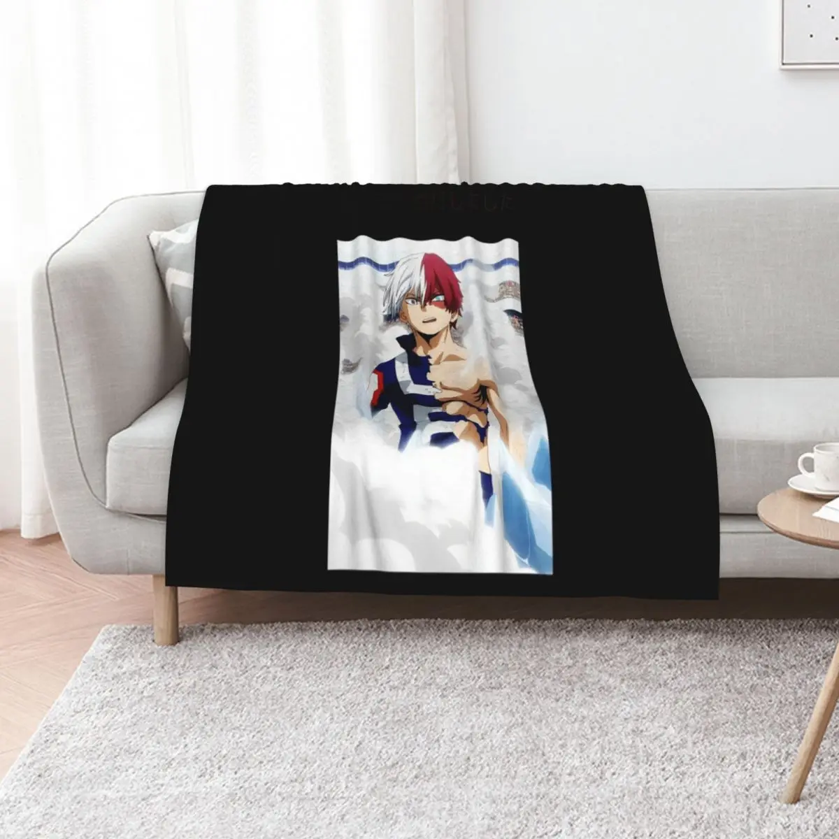 

Todoroki Classic Throw Blanket Bed Fashionable Tourist Decorative Throw Flannel Fabric Blankets
