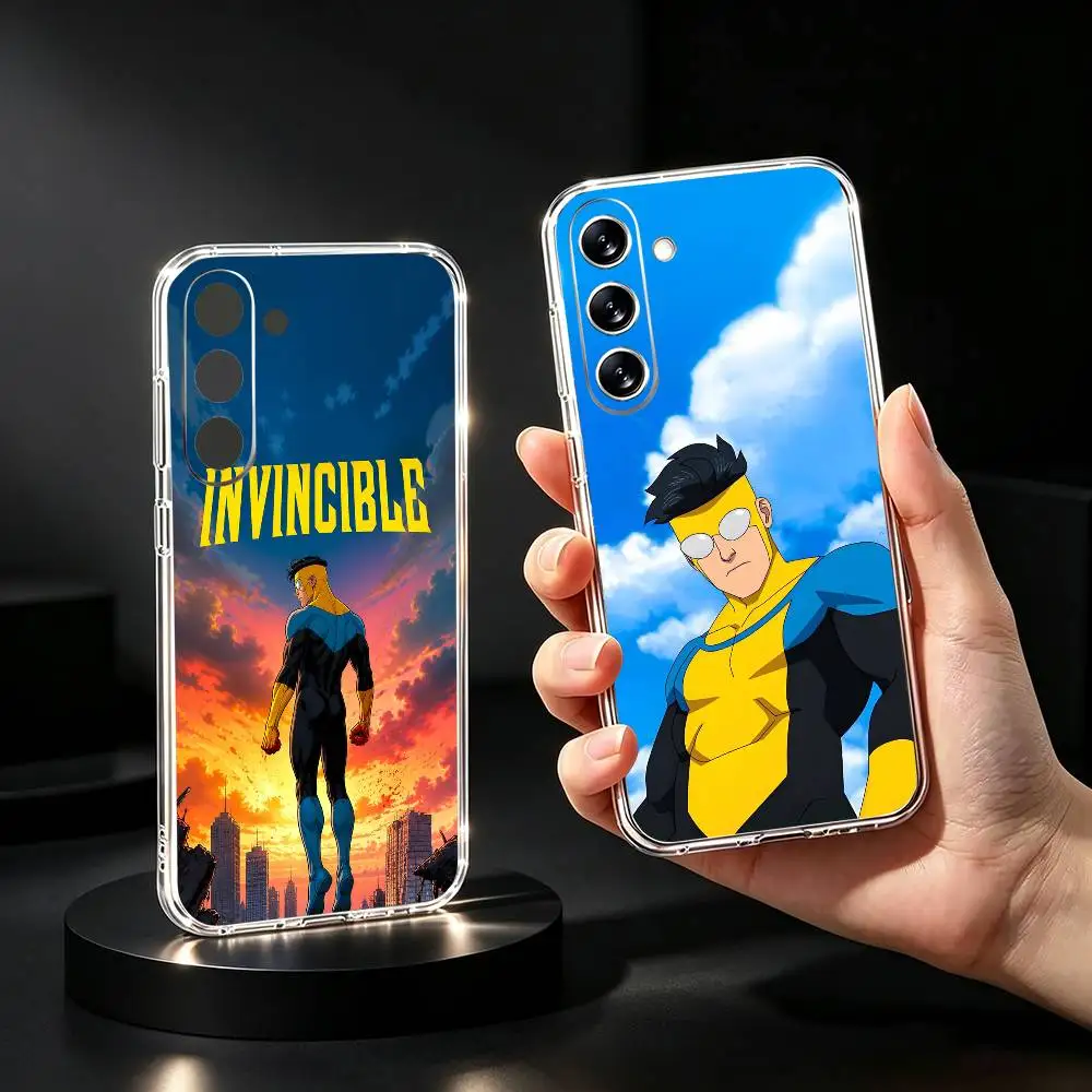 Manga I-Invincible-s Phone Case Silicone Soft for Samsung Galaxy A73,A72,A71,A70,A53,A52,A51Cover